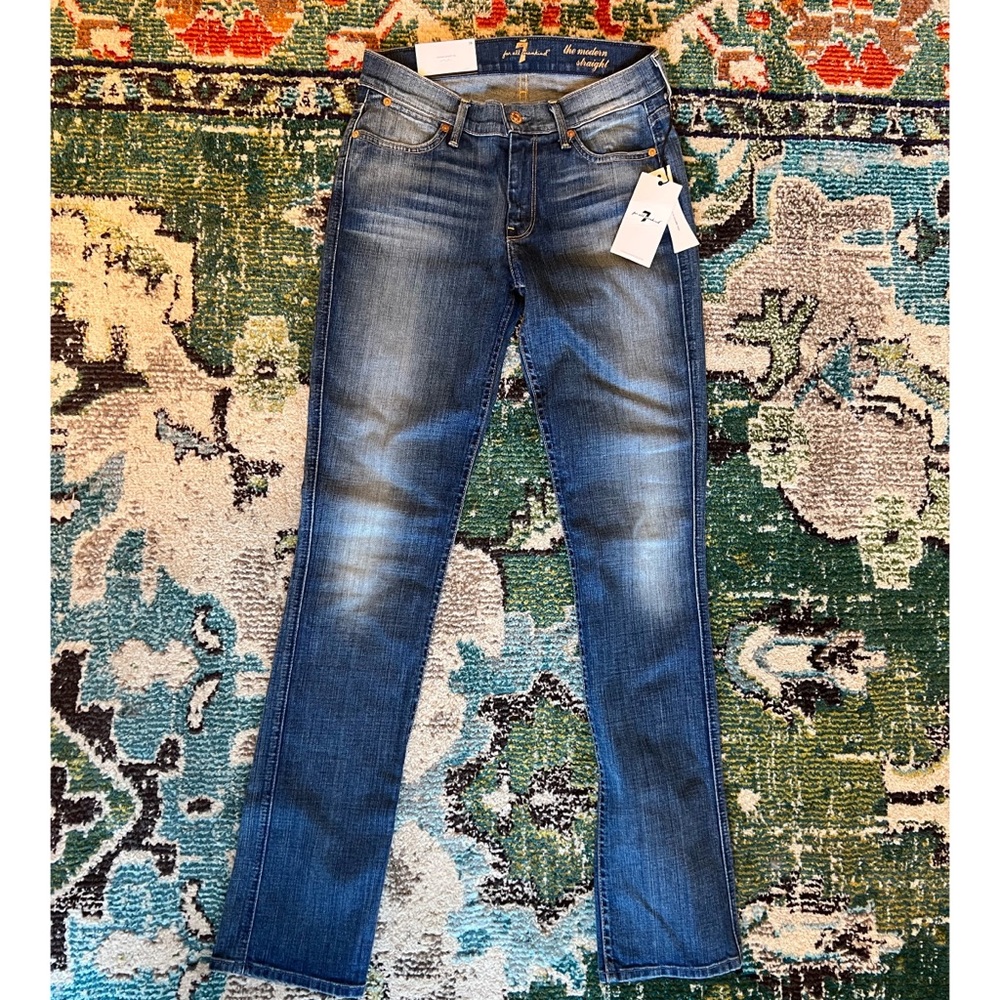 7 for All Mankind Tailored Slim Jeans NWT 28